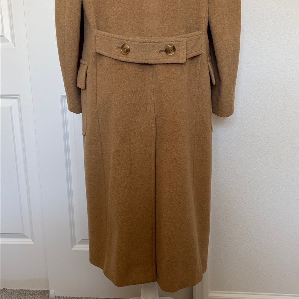 VTG EUC Women’s car coat size small Classic Tan old money Ralph Lauren fall - Picture 9 of 10